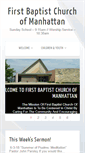Mobile Screenshot of fbcmanhattan.com